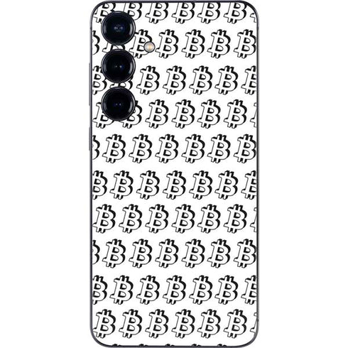Bitcoin Pattern Galaxy S24 Skin