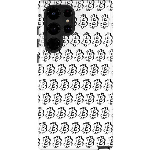 Bitcoin Pattern Galaxy S25 Ultra Impact Case