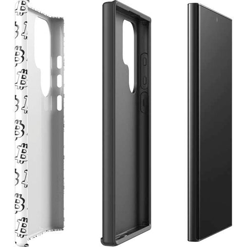Bitcoin Pattern Galaxy S25 Ultra Impact Case