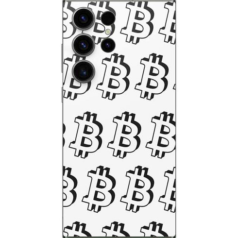 Bitcoin Pattern Galaxy S24 Ultra Skin
