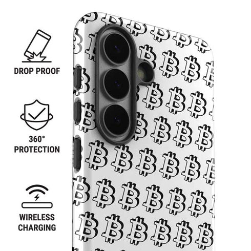 Bitcoin Pattern Galaxy S26 Impact Case