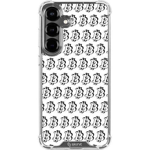 Bitcoin Pattern Galaxy S26 Plus Clear Case