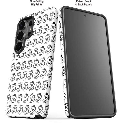 Bitcoin Pattern Galaxy S26 Ultra Impact Case