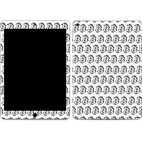 Bitcoin Pattern iPad Skins