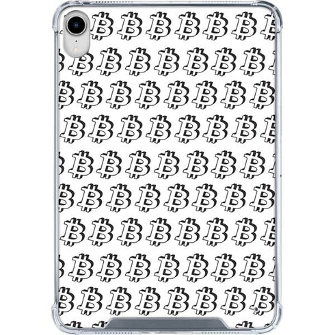Bitcoin Pattern iPad 11th Gen (2025) Clear Case