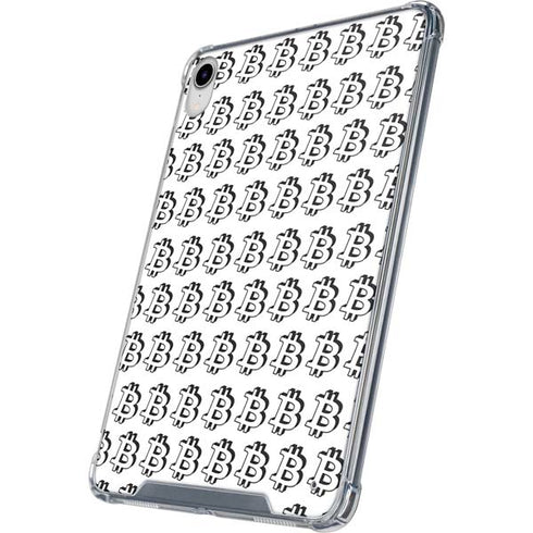 Bitcoin Pattern iPad 11th Gen (2025) Clear Case