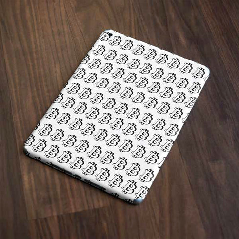 Bitcoin Pattern Apple iPad Skin