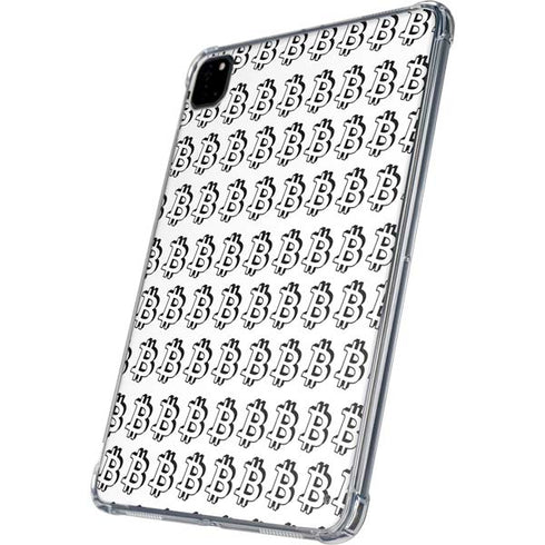 Bitcoin Pattern iPad Pro 11in (2024) Clear Case