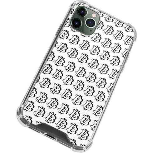Bitcoin Pattern iPhone 12 Pro Max Clear Case