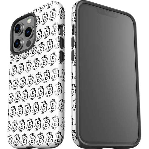 Bitcoin Pattern iPhone 15 Pro Impact Case