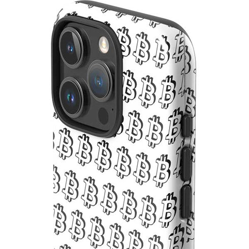 Bitcoin Pattern iPhone 16 Pro Impact Case