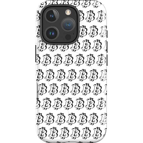 Bitcoin Pattern iPhone 16 Pro Magsafe Impact Case