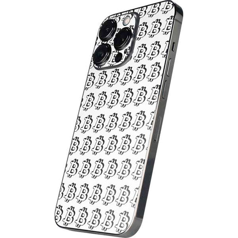 Bitcoin Pattern iPhone 16 Pro Max Skin