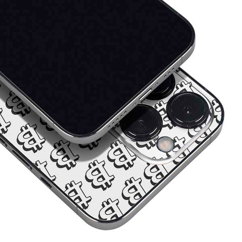 Bitcoin Pattern iPhone 16 Pro Max Skin