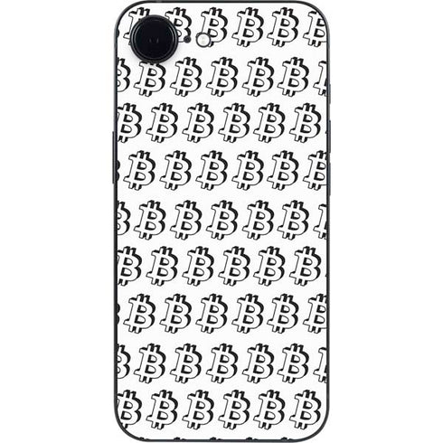 Bitcoin Pattern iPhone 16e Skin