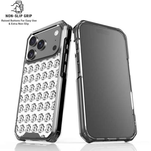 Bitcoin Pattern iPhone 18 Pro Clear Case