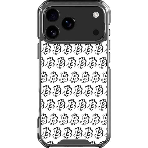 Bitcoin Pattern iPhone 18 Pro Max Clear Case