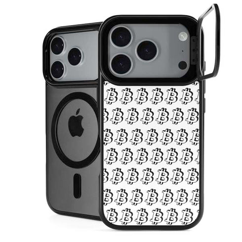 Bitcoin Pattern iPhone 18 Pro Max Kickstand Case