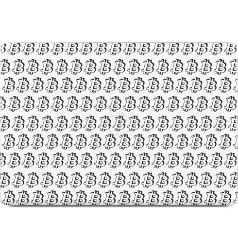 Bitcoin Pattern MacBook Skins