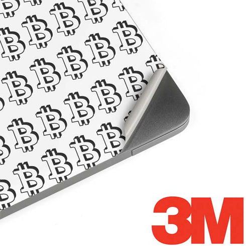 Bitcoin Pattern MacBook Skins