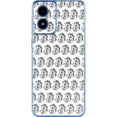 Bitcoin Pattern Moto G Play 4G (2024) Skin