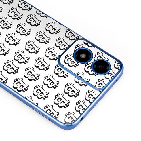Bitcoin Pattern Moto G Play 4G (2024) Skin