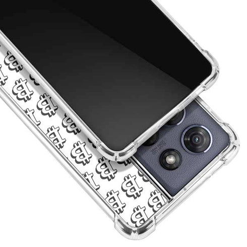 Bitcoin Pattern Moto G Power 5G (2025) Clear Case