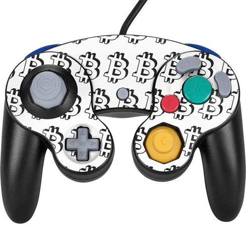 Bitcoin Pattern Nintendo Skins