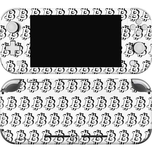 Bitcoin Pattern Nintendo Skins