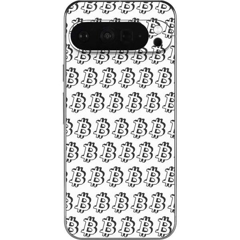 Bitcoin Pattern Pixel 9 Pro XL Skin