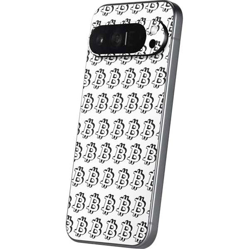Bitcoin Pattern Pixel 9 Pro XL Skin
