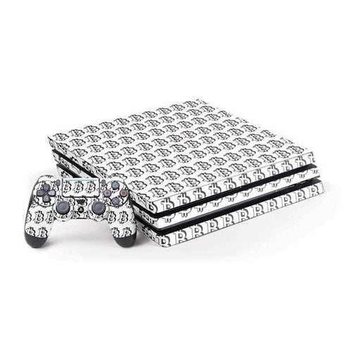 Bitcoin Pattern PlayStation PS4 Skins