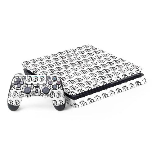 Bitcoin Pattern PlayStation PS4 Skins