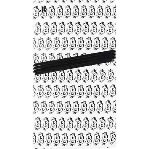 Bitcoin Pattern PS5 Pro Console Skin