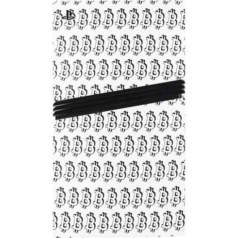 Bitcoin Pattern PS5 Pro Disk Bundle Skin