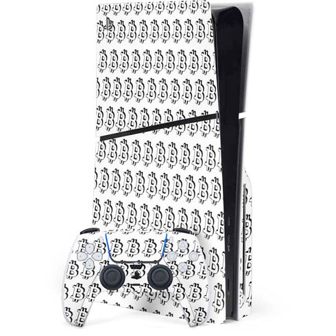 Bitcoin Pattern PlayStation PS5 Skins