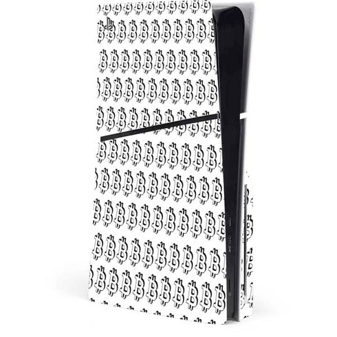 Bitcoin Pattern PlayStation PS5 Skins