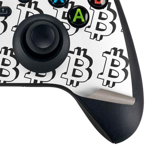 Bitcoin Pattern Xbox Series X Bundle Skin