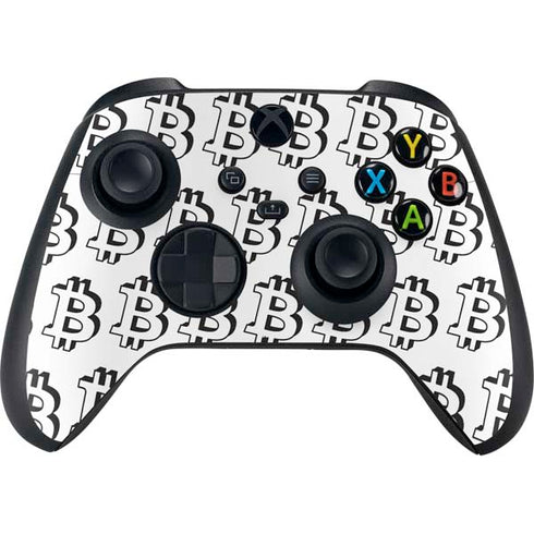 Bitcoin Pattern XBox Series X Digital Edition Bundle Skin