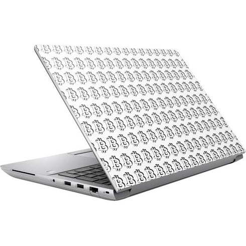 Bitcoin Pattern HP ZBook Fury 16 G10 Skin