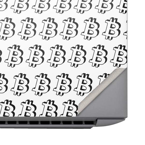 Bitcoin Pattern HP ZBook Fury 16 G10 Skin
