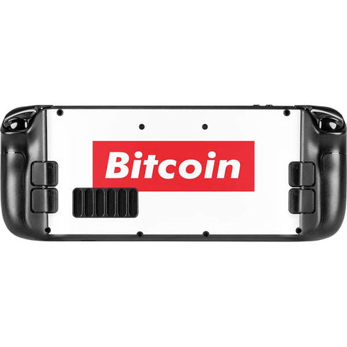 Bitcoin Crypto Steam Deck Handheld Gaming Computer Skin