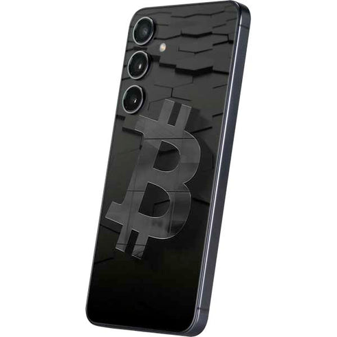 Bitcoin Textured Logo Galaxy A16 5G Skin