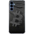 Bitcoin Textured Logo Galaxy A55 5G Clear Case