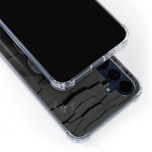 Bitcoin Textured Logo Galaxy A55 5G Clear Case