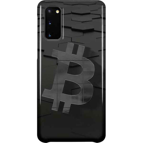 Bitcoin Textured Logo Galaxy S20 Lite Case