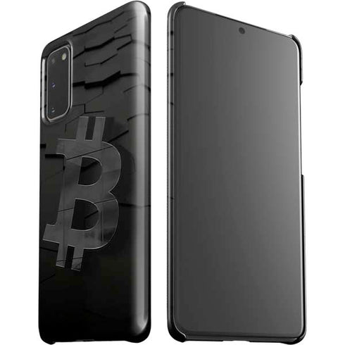 Bitcoin Textured Logo Galaxy S20 Lite Case