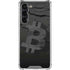 Bitcoin Textured Logo Galaxy S24 FE Clear Case