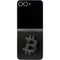 Bitcoin Textured Logo Galaxy Z Flip6 Skin