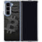 Bitcoin Textured Logo Galaxy Z Fold5 5G Clear Case